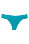 Natori Bliss Perfection Thong In Turquoise