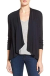 Amour Vert Michaela Stretch Modal Cardigan In Black