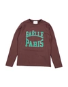 Gaelle Paris Kids' T-shirts In Brown