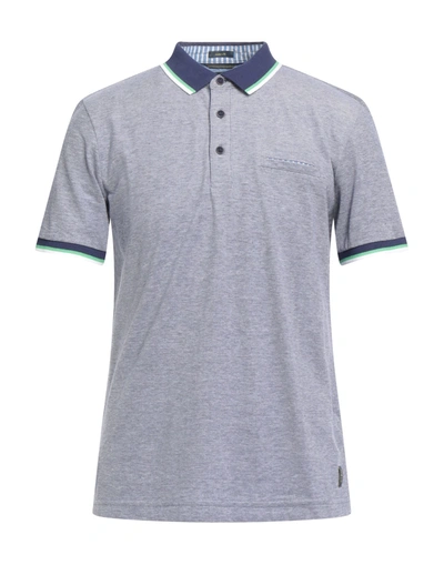 Pierre Cardin Polo Shirts In Slate Blue