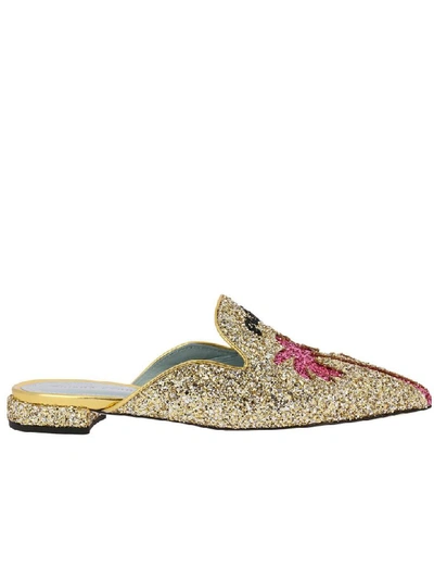 Chiara Ferragni Ballet Flats Shoes Women  In Gold