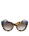 Ferragamo Cat Eye Sunglasses, 50mm In Tortoise/brown