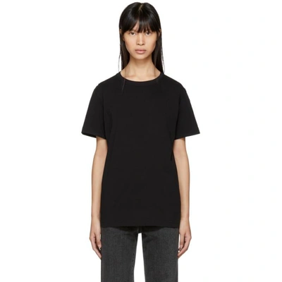 Helmut Lang Open-back Stretch-cotton Jersey T-shirt In Black