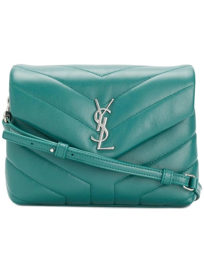 Saint Laurent Toy Lou Lou Crossbody Bag In Green