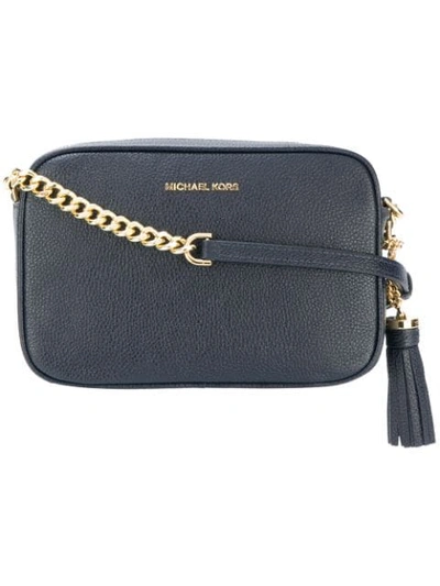 Michael Michael Kors Ginny Cross Body Bag In Blue