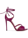 Aquazzura Nathalie 105 Sandals In Iri Iris