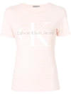 Calvin Klein Jeans Est.1978 Calvin Klein Jeans Striped Logo T-shirt - Neutrals