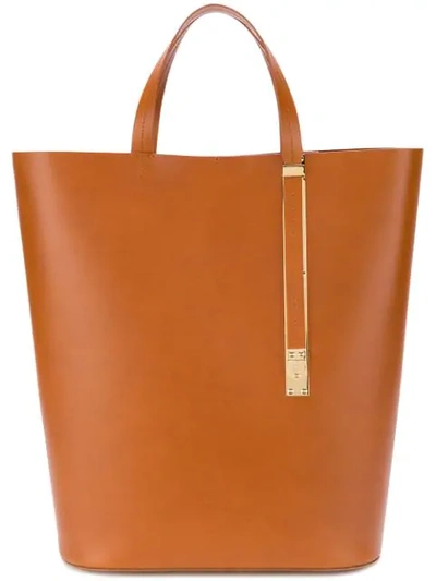 Sophie Hulme Exchange Tote - Brown