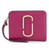 Marc Jacobs Snapshot Mini Saffiano Leather Wallet In Hibiscus Multi