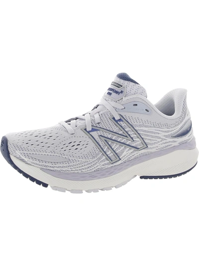 New Balance Fresh Foam 860v12 Womens Breathable Running Athletic And Training Shoes In Purple/blue