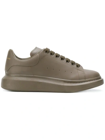 Alexander Mcqueen Larry Exaggerated-sole Leather Sneakers
