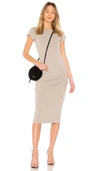 James Perse Classic Skinny Dress In White | ModeSens