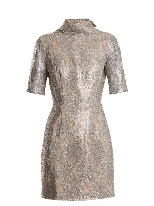 emilia wickstead silver dress