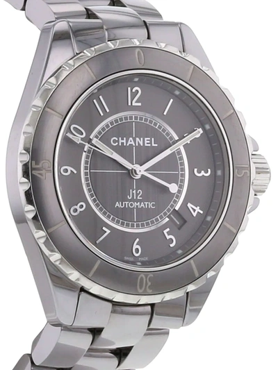 Pre-owned Chanel 2017   J12 41mm In Grey
