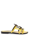 Fabrizio Viti City Bow-embellished Suede Slides In Yellow&orange