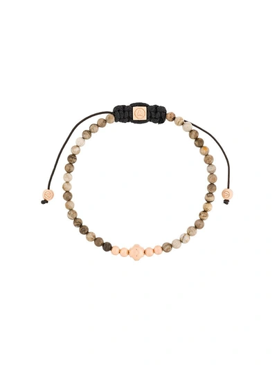 Northskull Beaded Bracelet - Metallic