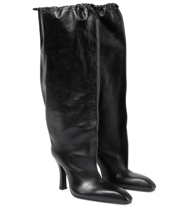 Balenciaga Falkon Knee High Boot In Black