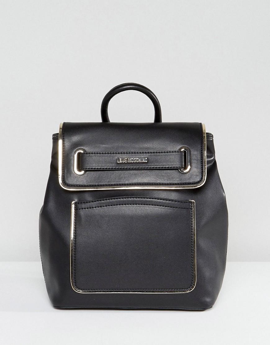 Love Moschino Backpack Black ModeSens