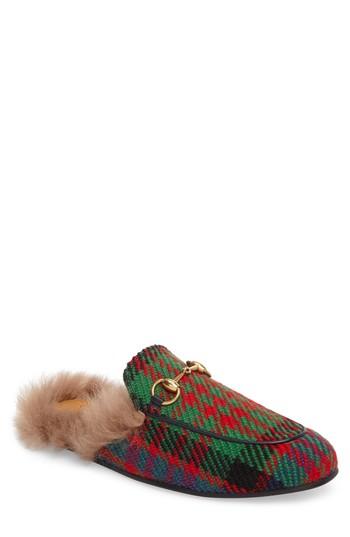 gucci plaid loafers