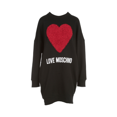 Love Moschino Womens Black Sweatshirt