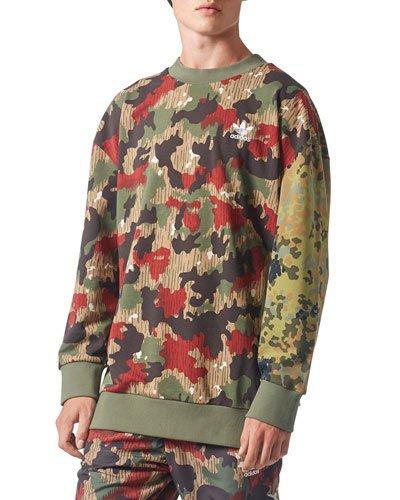 adidas oversized crew neck sweatshirt