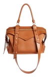 Givenchy Medium Sway Leather Satchel - Brown In Cognac