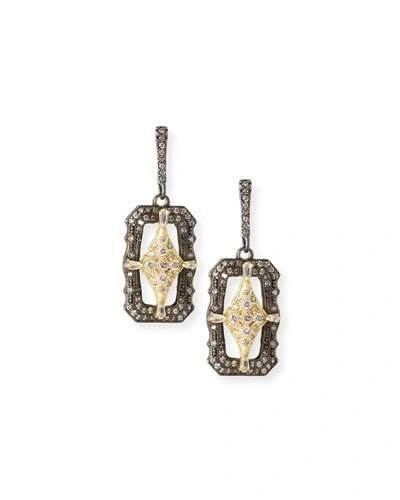 Armenta Old World Crivelli Shield Drop Earrings