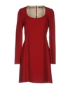 Dolce & Gabbana Woman Mini Dress Burgundy Size 2 Viscose, Acetate, Elastane In Maroon