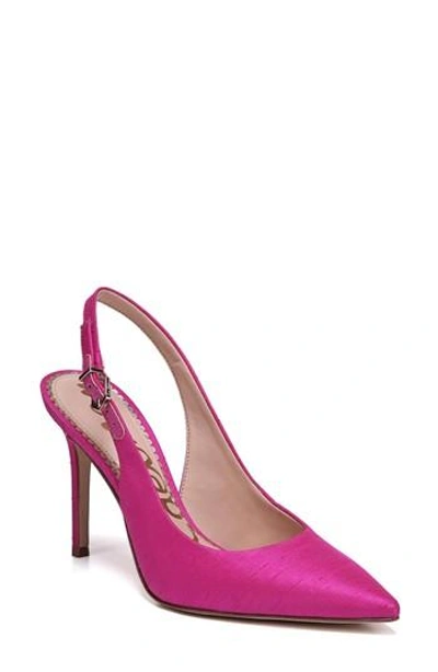 Sam Edelman Hastings Slingback Pump In Pink Magenta