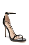 Sam Edelman Women's Ariella Leather High-heel Ankle Strap Sandals In Light Gold