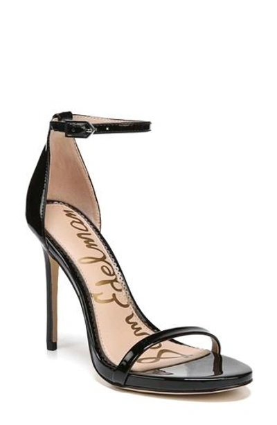 Sam Edelman Women's Ariella Leather High-heel Ankle Strap Sandals In Light Gold