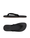 Valentino Garavani Flip Flops In Black