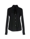 Marc Jacobs Solid Color Shirts & Blouses In Black