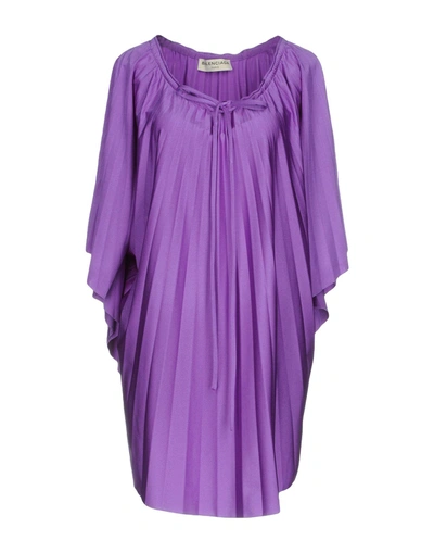 Balenciaga Tunic And Kaftan In Purple