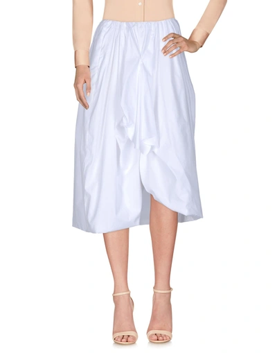 Simone Rocha Midi Skirts In White