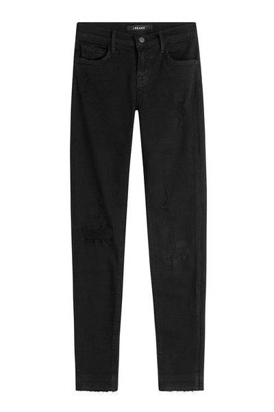 J Brand Mid Rise Cropped Skinny Jeans In Nevermore