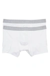 Gucci Cotton Essentials 2-pack Boxer Briefs In White