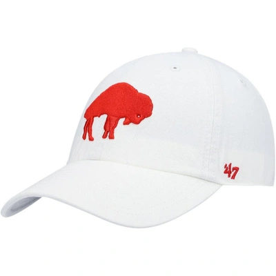 47 ' White Buffalo Bills Clean Up Legacy Adjustable Hat