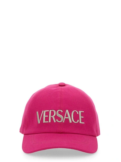 Versace Women's  Fuchsia Other Materials Hat