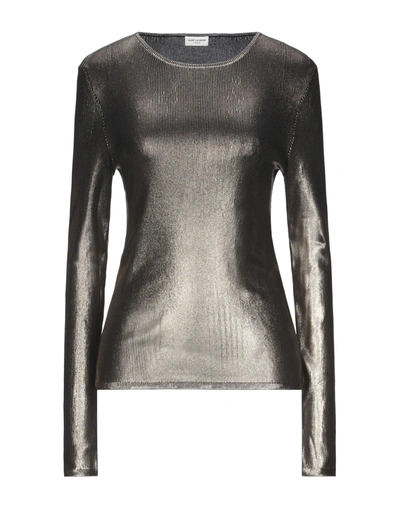 Saint Laurent Sweater In Bronze