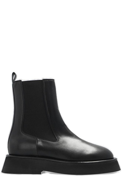 Wandler Rosa Elasticated Ankle Boots In Black