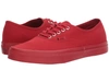 Vans , (primary Mono) Red/silver