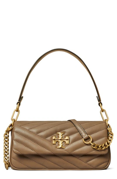 Tory Burch Kira Small Chevron Shoulder Bag In Sandpiper