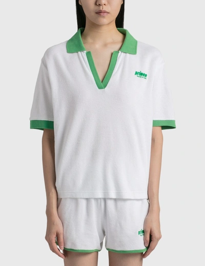 Sporty &amp; Rich Sporty And Rich Prince Polo Shirt In White