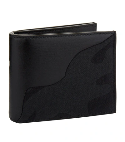 Valentino Garavani Camouflage Bifold Wallet In Black