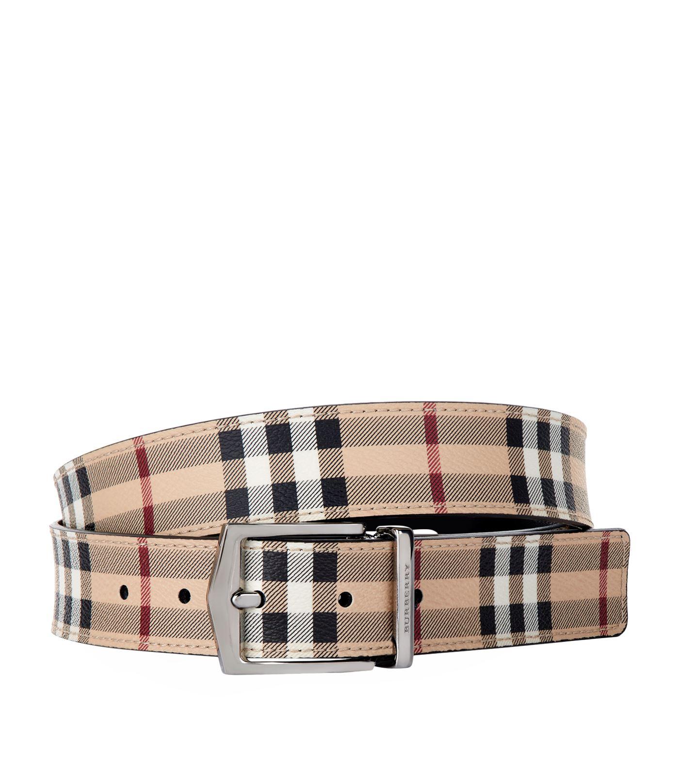 burberry haymarket belt