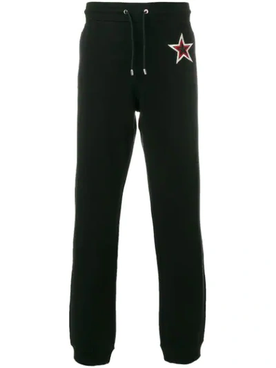 Givenchy Embroidered Star Sweatpants In Black