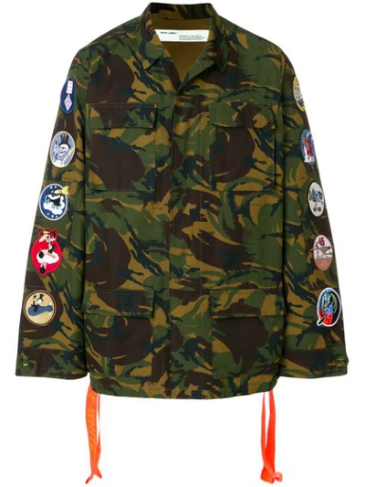 Off-white Camouflage-print Cotton Field Jacket