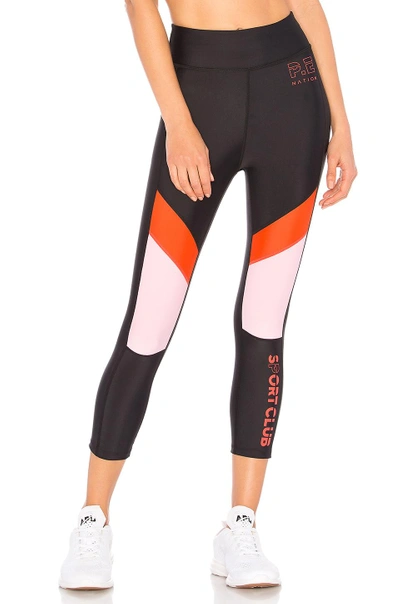 P.e Nation First Innings Paneled Stretch Leggings In Black | ModeSens
