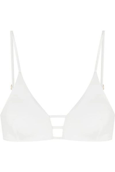 Melissa Odabash Perth Cutout Bikini Top In White